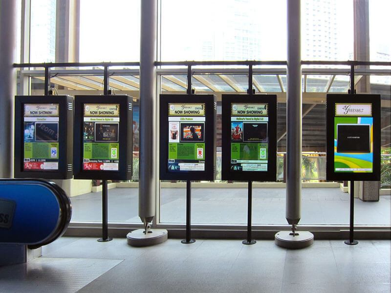 Entertainment Digital Signage at Ayala Malls Cinema, Philippines
