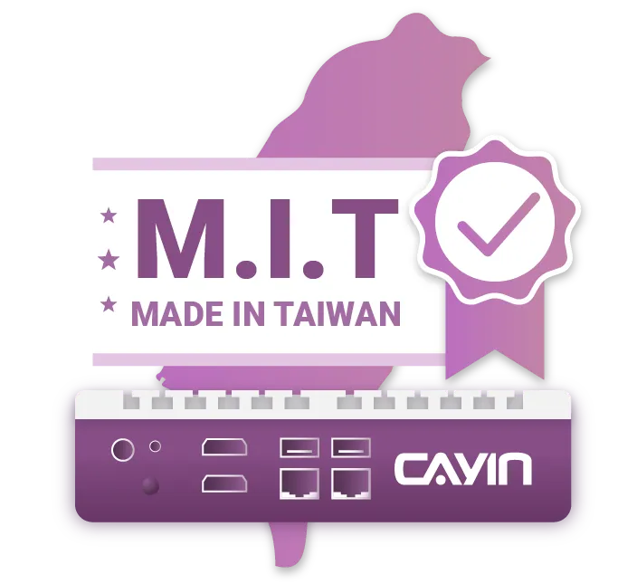 SMP-2210 is manufactured in Taiwan under CAYIN's strict quality control standards, built to run reliably in always-on environments.